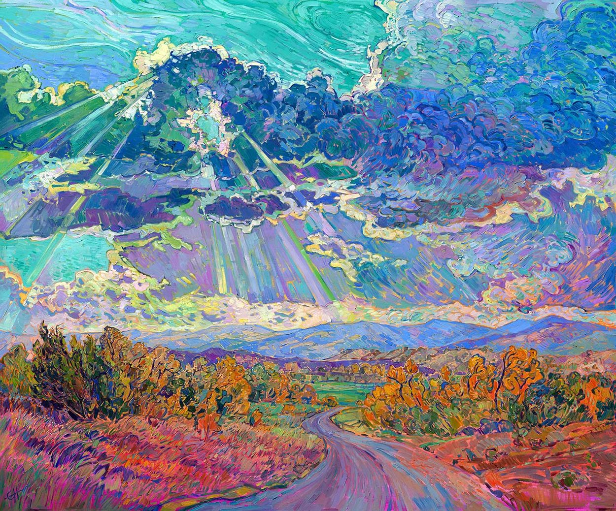 “Amazing Grace”. 2026 
Oil on canvas, 
178 x 213 cm
Erin Hanson © 
All  rights reserved